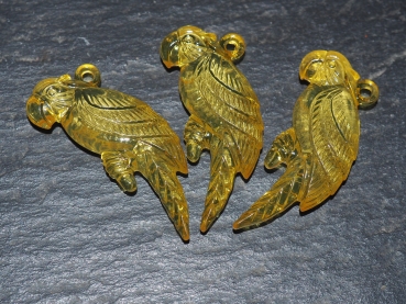 Acryl Papagei 5,5 cm (gelb)